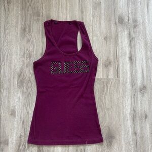 Guess Women's Rich Purple Tank Top